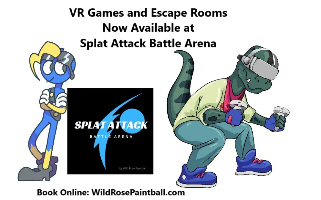 V-Rex VR Escape Rooms and Games at the Splat Attack Battle Arena!