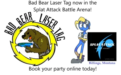 Bad Bear Laser Tag at the Splat Attack Battle Arena!